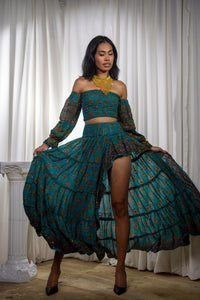Bohemian Turquoise Bollywood Set