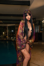 Load image into Gallery viewer, Forbidden Garden Hoodie Kimono
