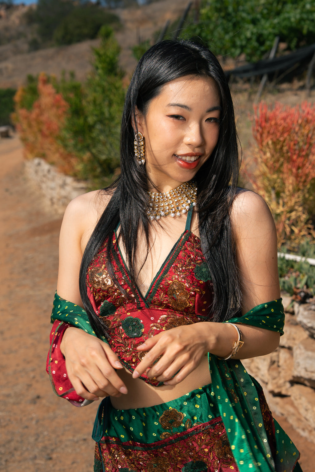 Royal Rose Dream Mini Skirt Set