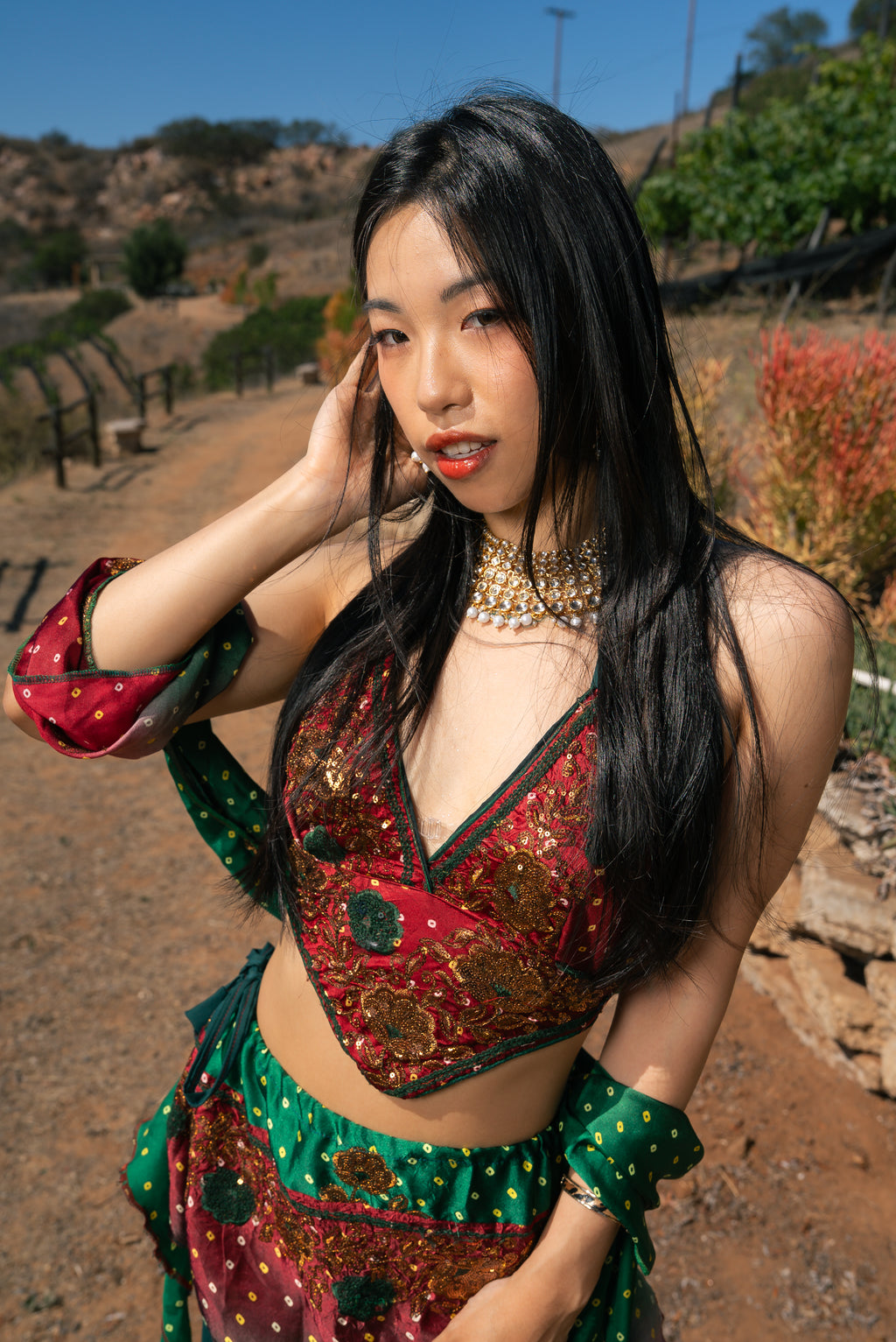 Royal Rose Dream Mini Skirt Set