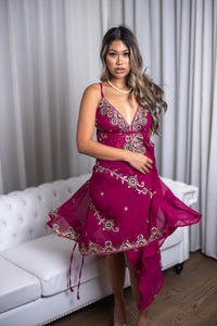 Violet Jewel Magic Dress