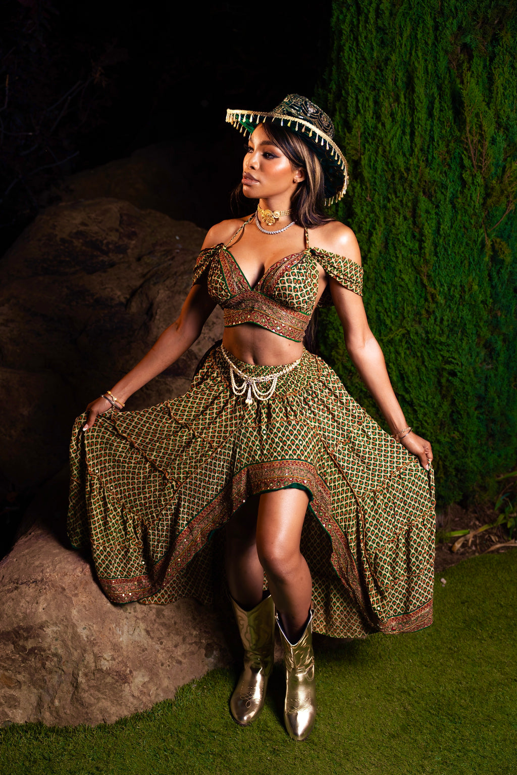 Emerald Bohemia Bollywood Set