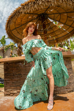 Load image into Gallery viewer, Baby Blue Bandhani Bollywood Set
