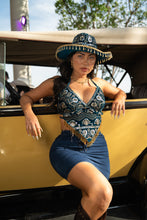 Load image into Gallery viewer, Velvet Midnight Cowboy Hat
