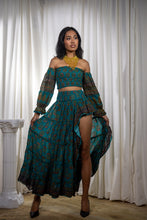 Load image into Gallery viewer, Bohemian Turquoise Bollywood Set
