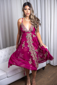 Violet Jewel Magic Dress
