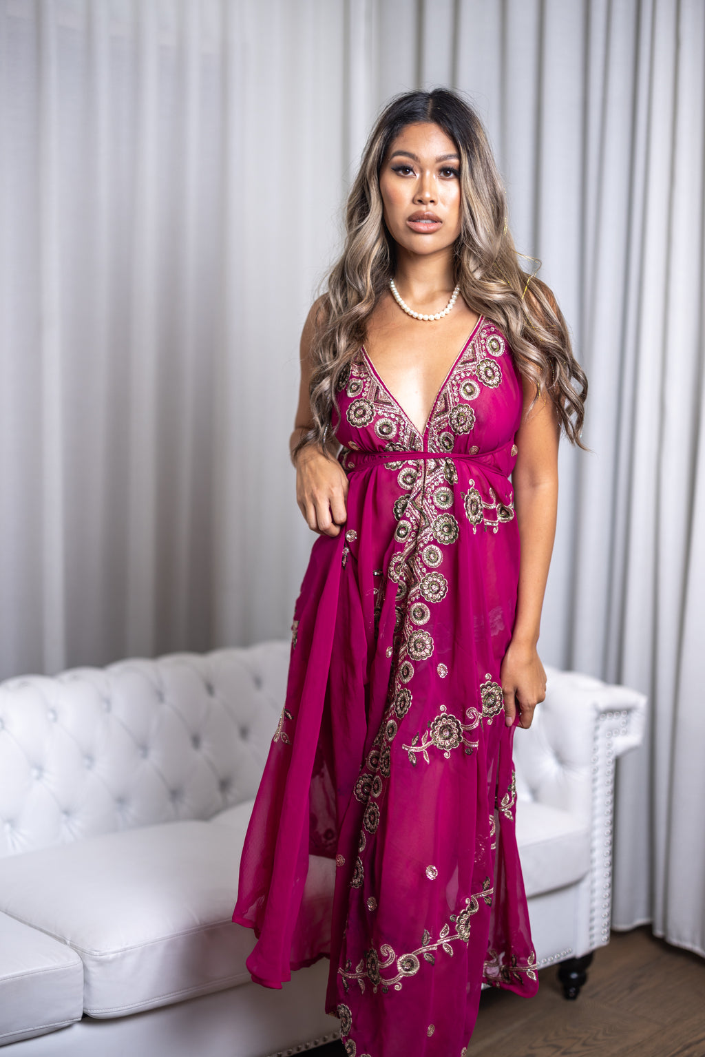Violet Jewel Magic Dress