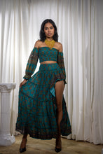 Load image into Gallery viewer, Bohemian Turquoise Bollywood Set
