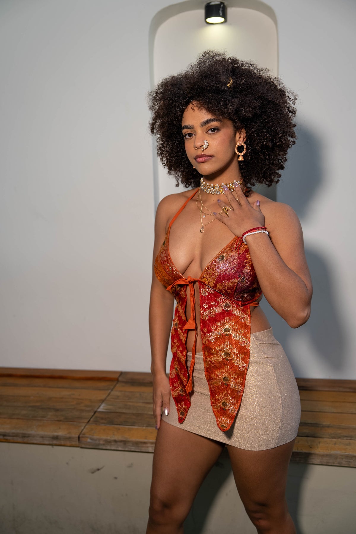 Kundalini Fire pixie wing top