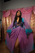 Load image into Gallery viewer, Lavender Dreams Anarkali Kimono Dress

