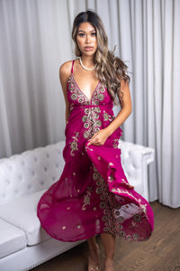 Violet Jewel Magic Dress