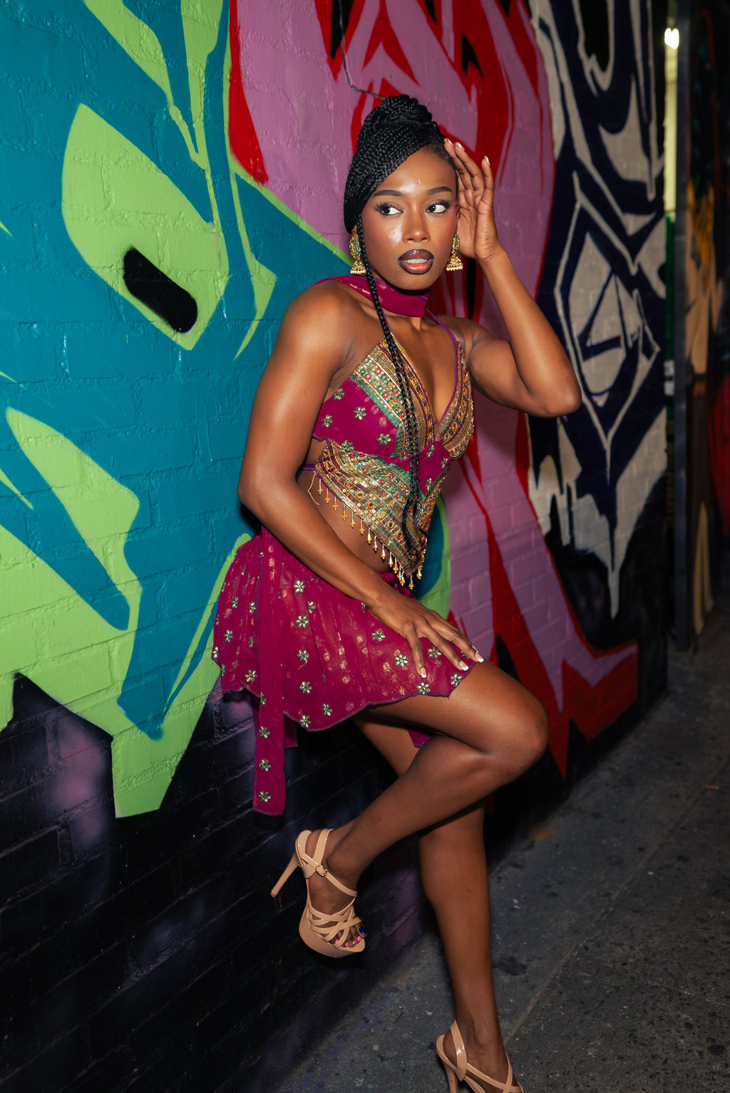 Divinity Rose Lotus Mini Skirt Set