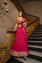 Load image into Gallery viewer, Fuscia Lotus Bollywood Set
