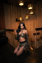 Load image into Gallery viewer, Golden Moonlight Jungle Skirt Set
