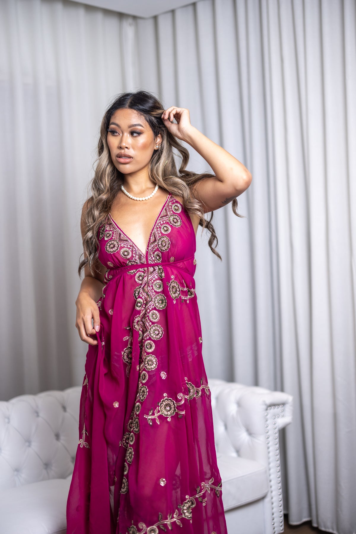 Violet Jewel Magic Dress