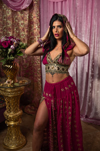 Fuscia Lotus Goddess Set