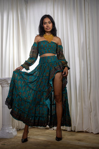 Bohemian Turquoise Bollywood Set