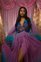 Load image into Gallery viewer, Lavender Dreams Anarkali Kimono Dress
