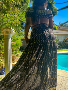 Midnight Gold Goddess Set (PLUS SIZE CUPS)