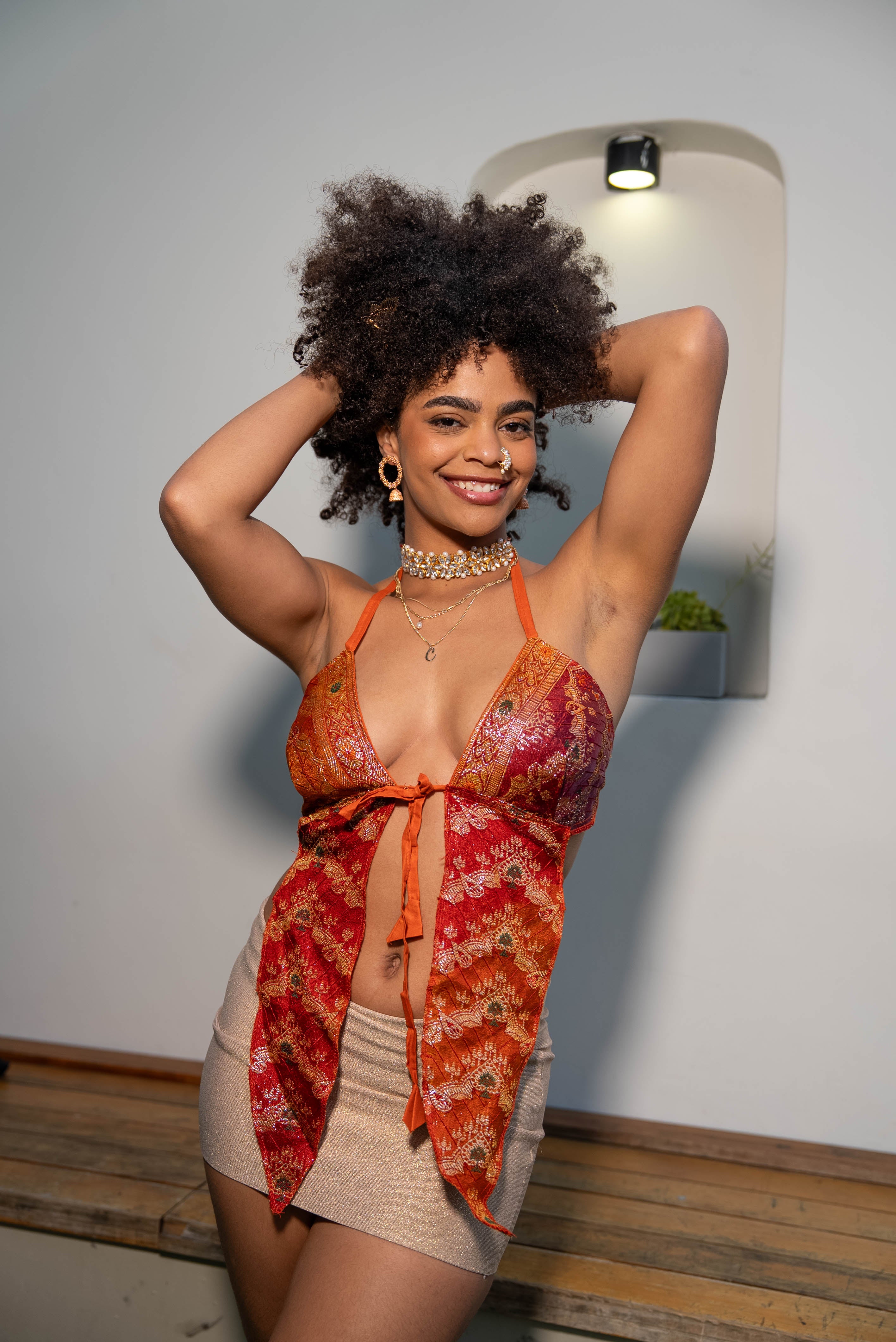 Kundalini Fire pixie wing top