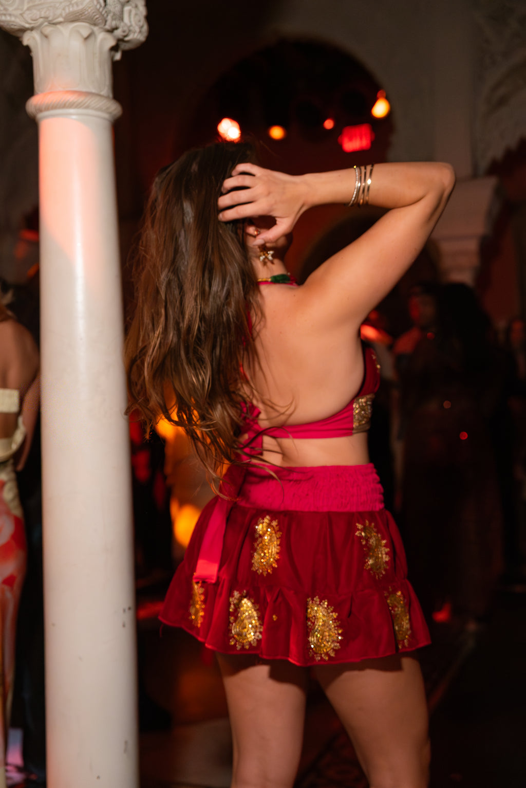 Golden Ruby Mini Gehr Skirt Set