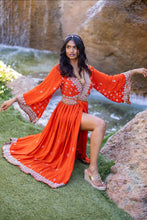 Load image into Gallery viewer, Fire Diamonds Anarkali Jacket Dress
