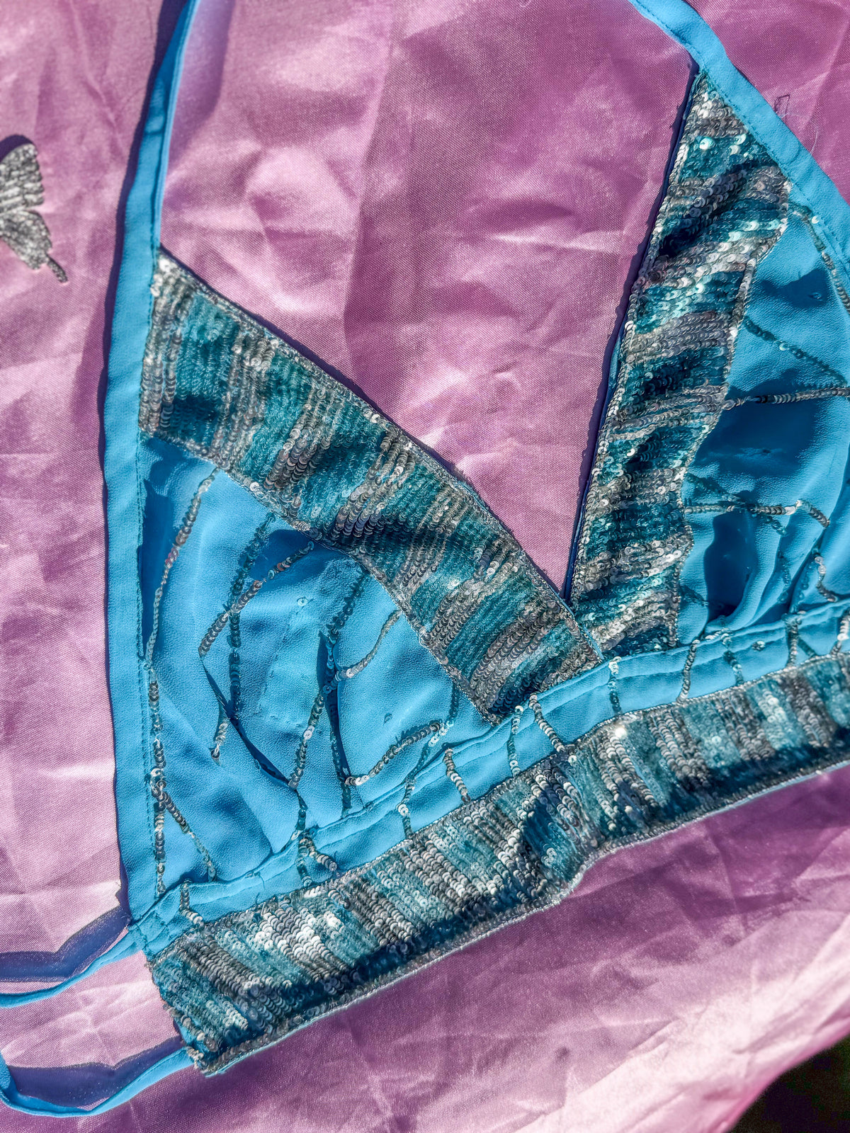 Diamond sky halter top