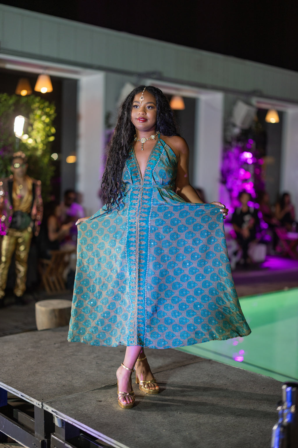 Bohemian Turquoise Magic Dress