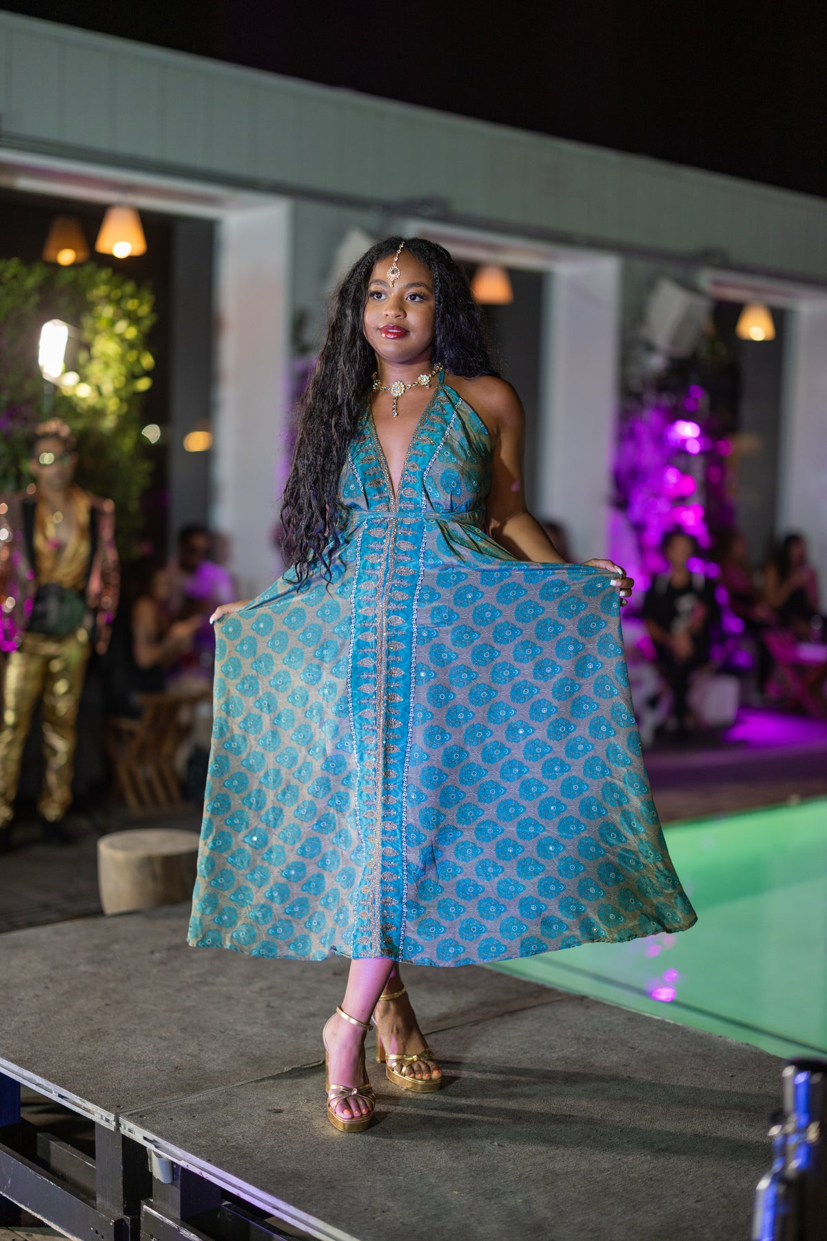 Bohemian Turquoise Magic Dress