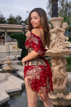 Load image into Gallery viewer, Midnight maroon fairy set
