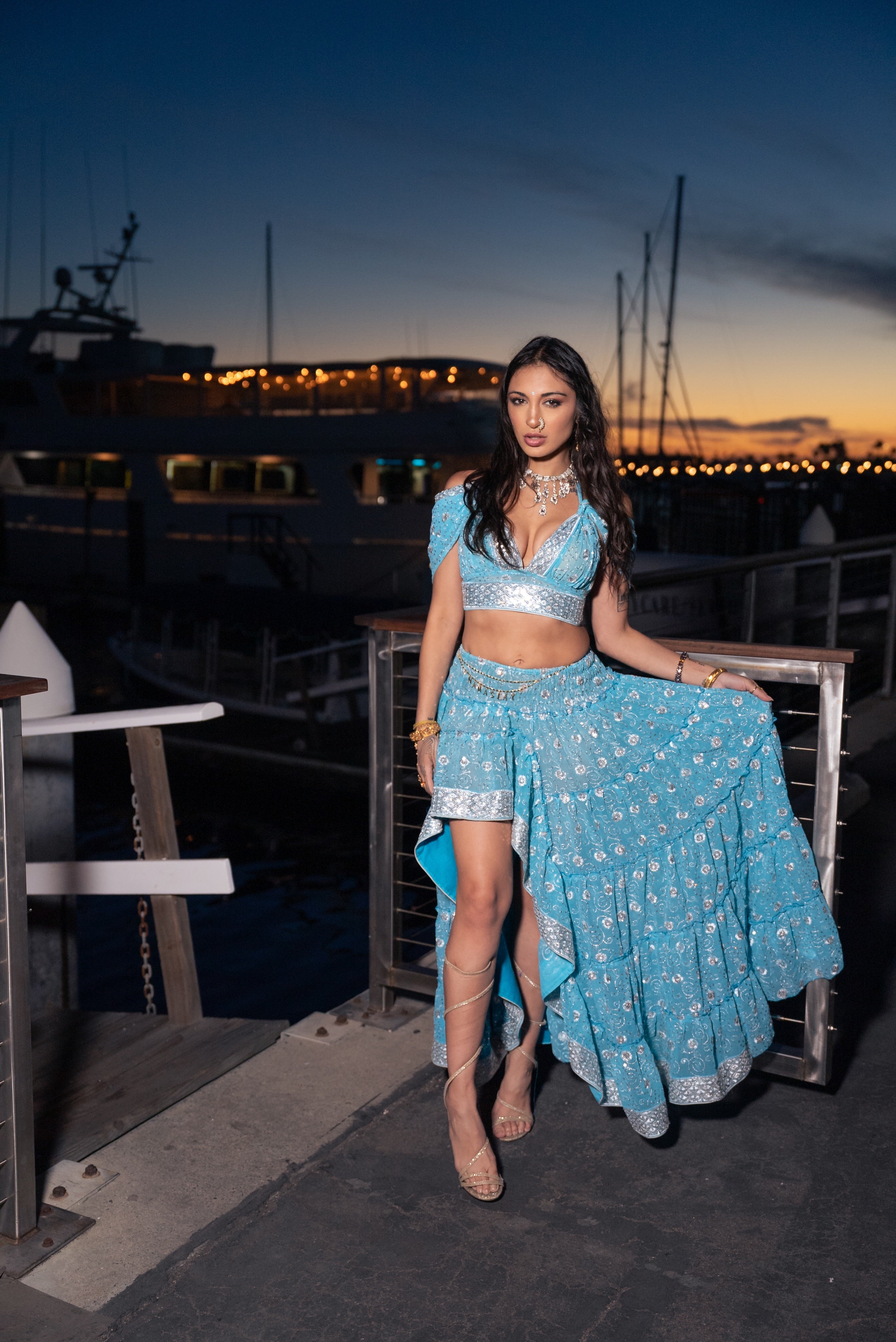 Queen of Diamonds Bollywood Set