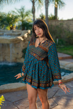 Load image into Gallery viewer, Aztec Azula Mini Babydoll Dress
