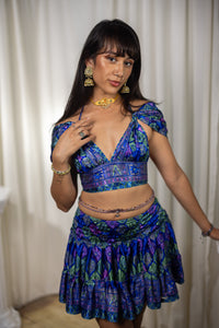Moonlight Garden Mini Skirt Set