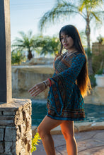 Load image into Gallery viewer, Aztec Azula Mini Babydoll Dress
