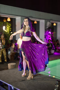 Purple Moonlight Bollywood Set