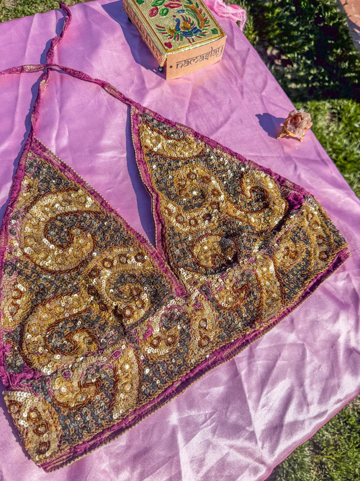 Golden Alchemy Halter top