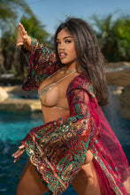 Load image into Gallery viewer, Ruby Amethyst Goddess Kimono
