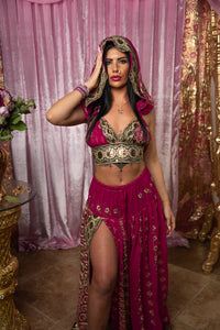 Fuscia Lotus Goddess Set