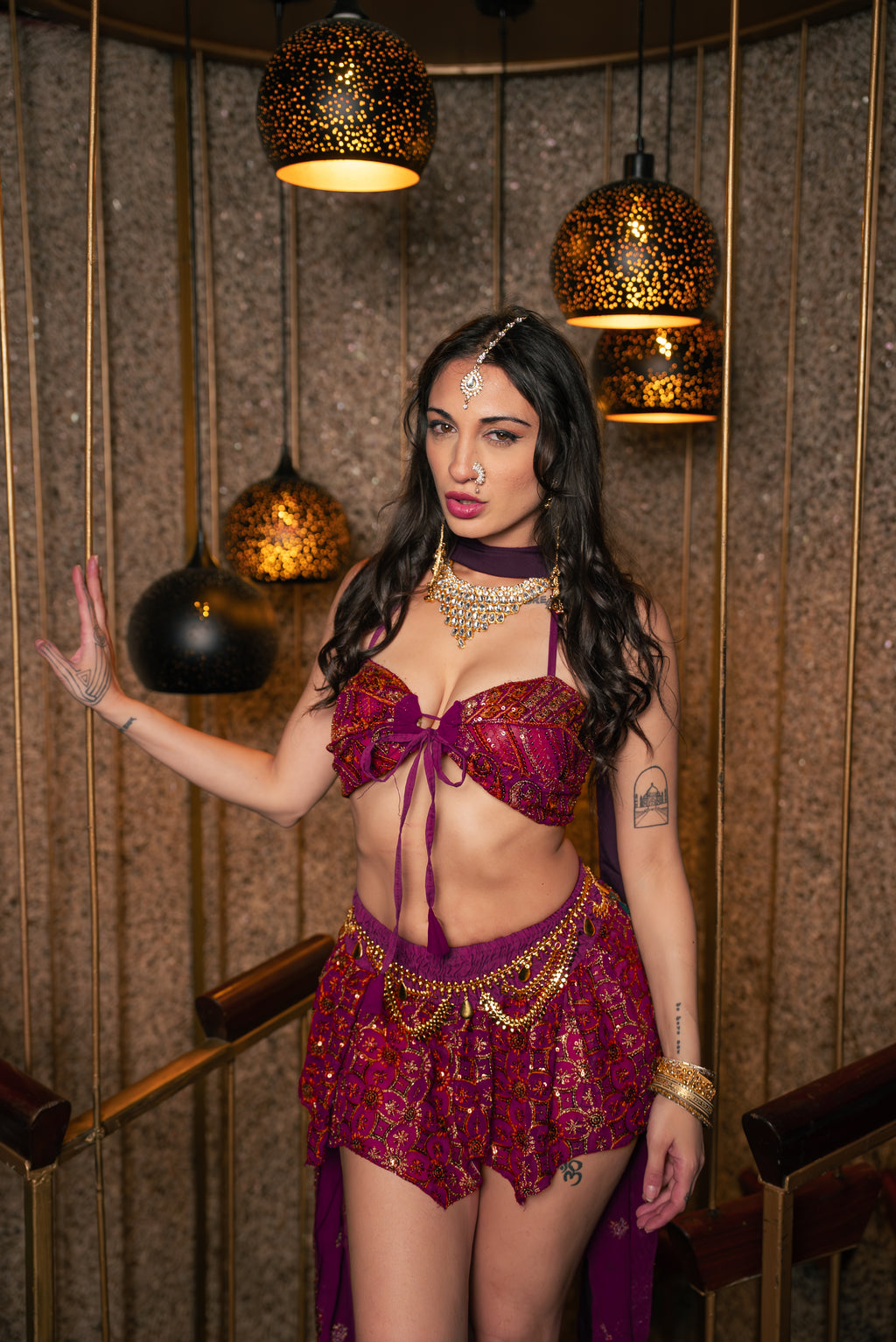 Magenta Royal Butterfly Set
