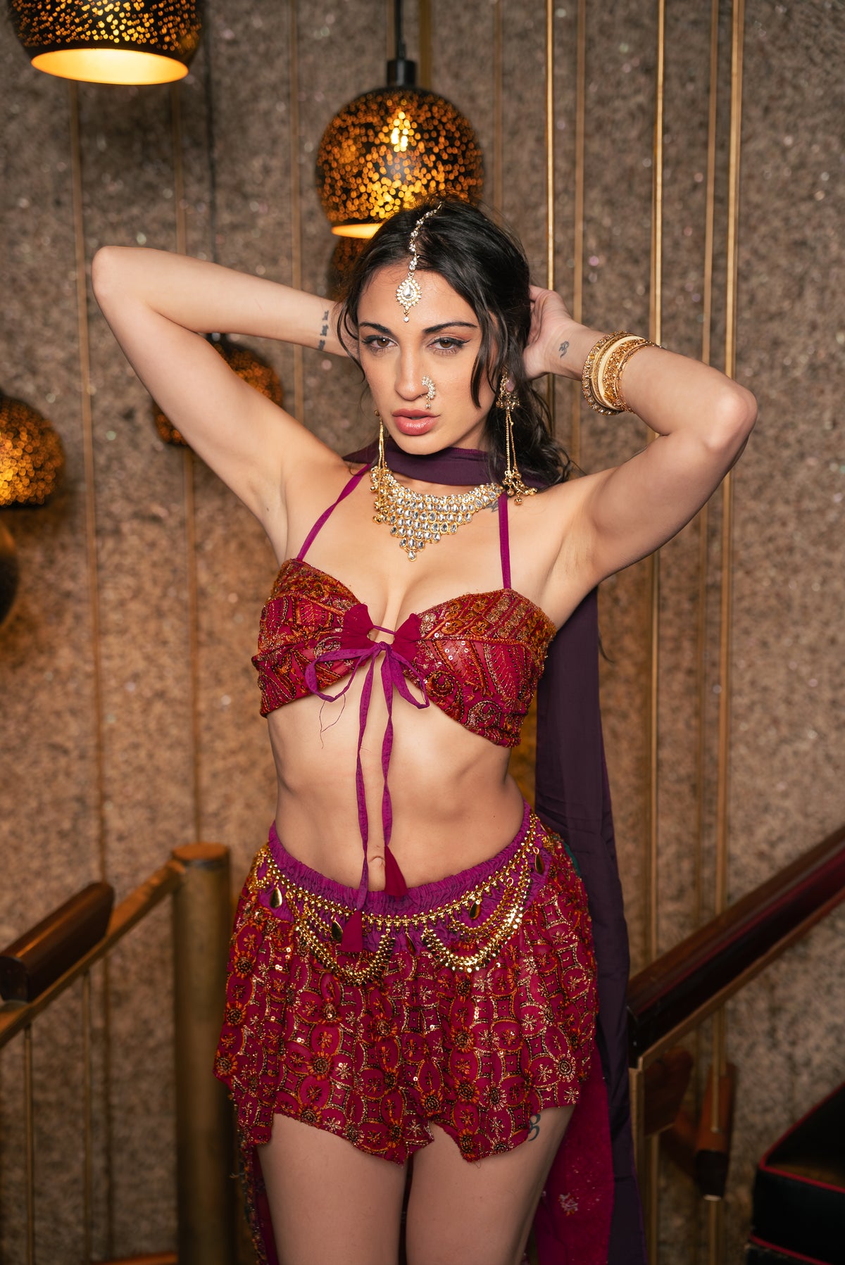Magenta Royal Butterfly Set