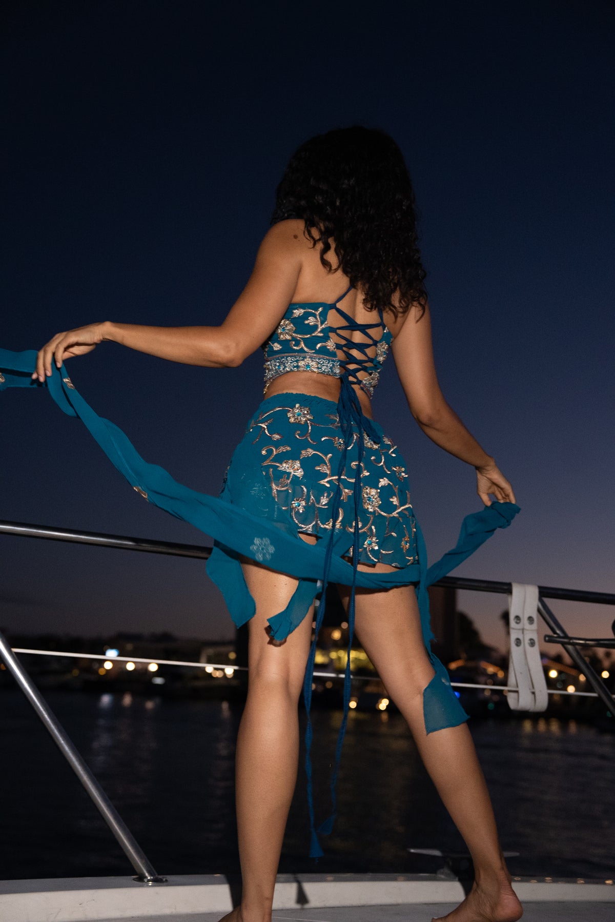 Blue Lotus Shakti Mini Skirt Set