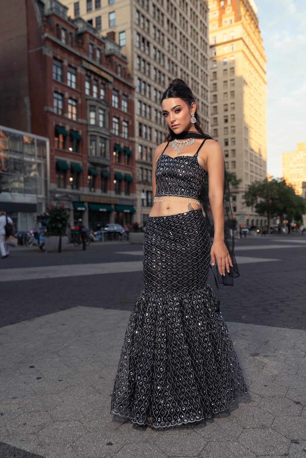 Black Diamonds Mermaid Set