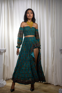 Bohemian Turquoise Bollywood Set