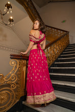 Load image into Gallery viewer, Fuscia Lotus Bollywood Set
