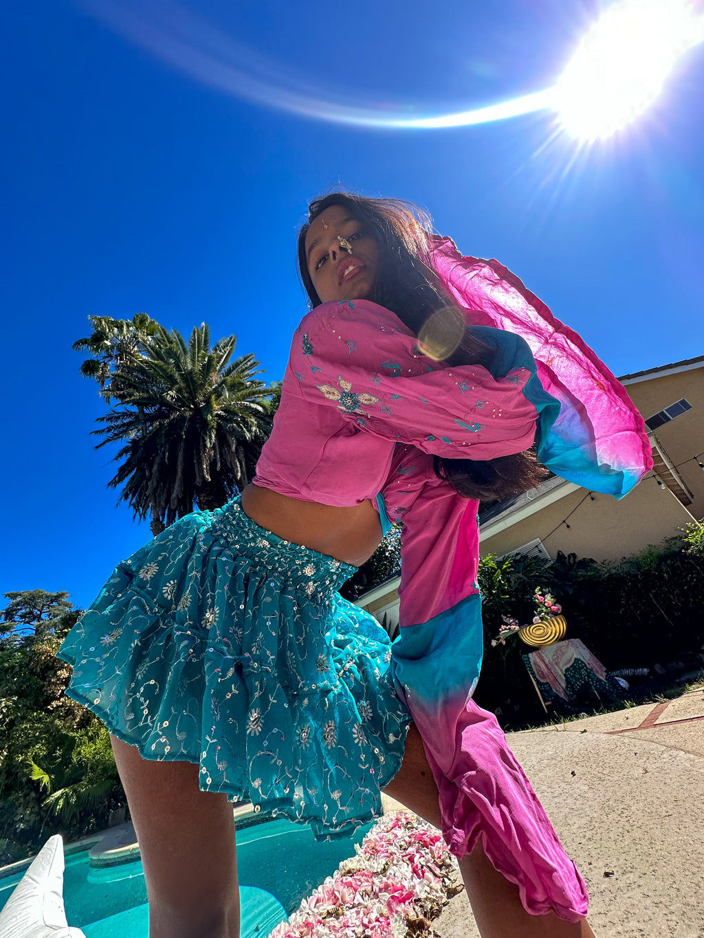 sky princess micro mini skirt