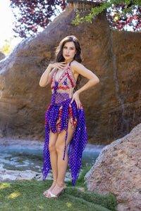 Ruby Amethyst Butterfly Set