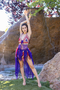 Ruby Amethyst Butterfly Set
