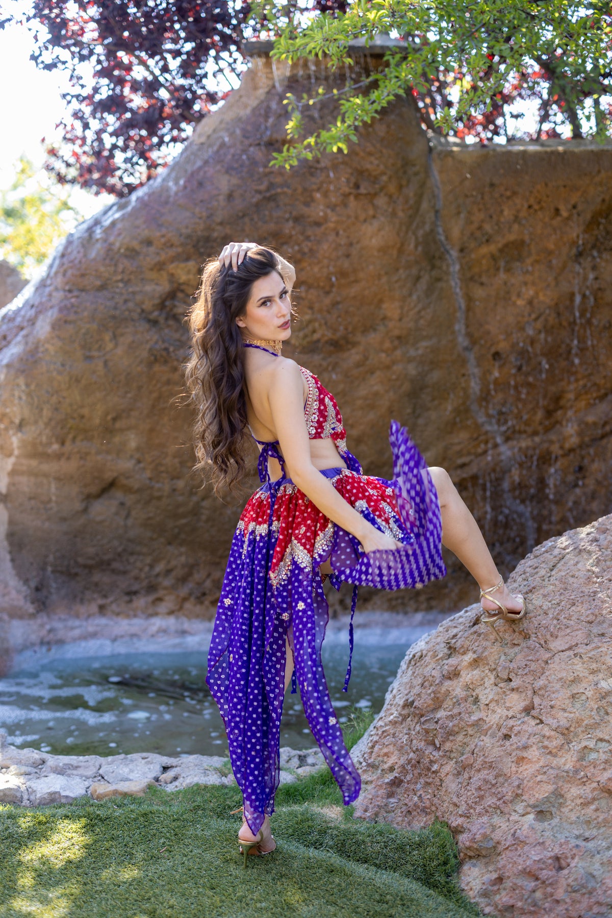 Ruby Amethyst Butterfly Set