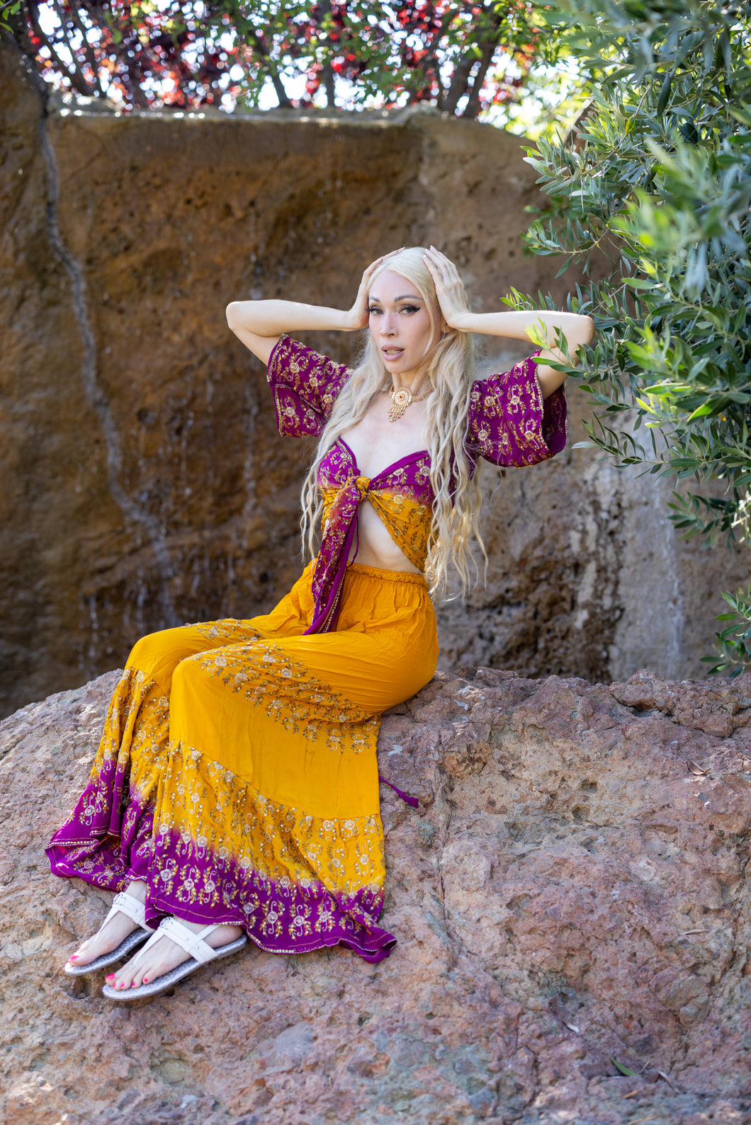 Bouquet Garden Sharara Pants
