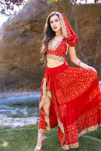 Fire Princess Bollywood Set
